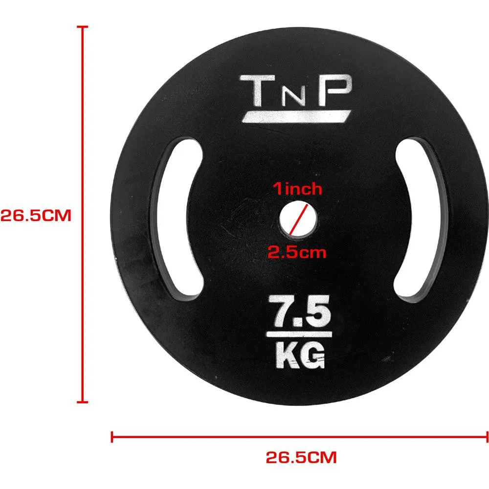 1" Standard Steel Weight Plates 1.25kg - 20kg Single Plates