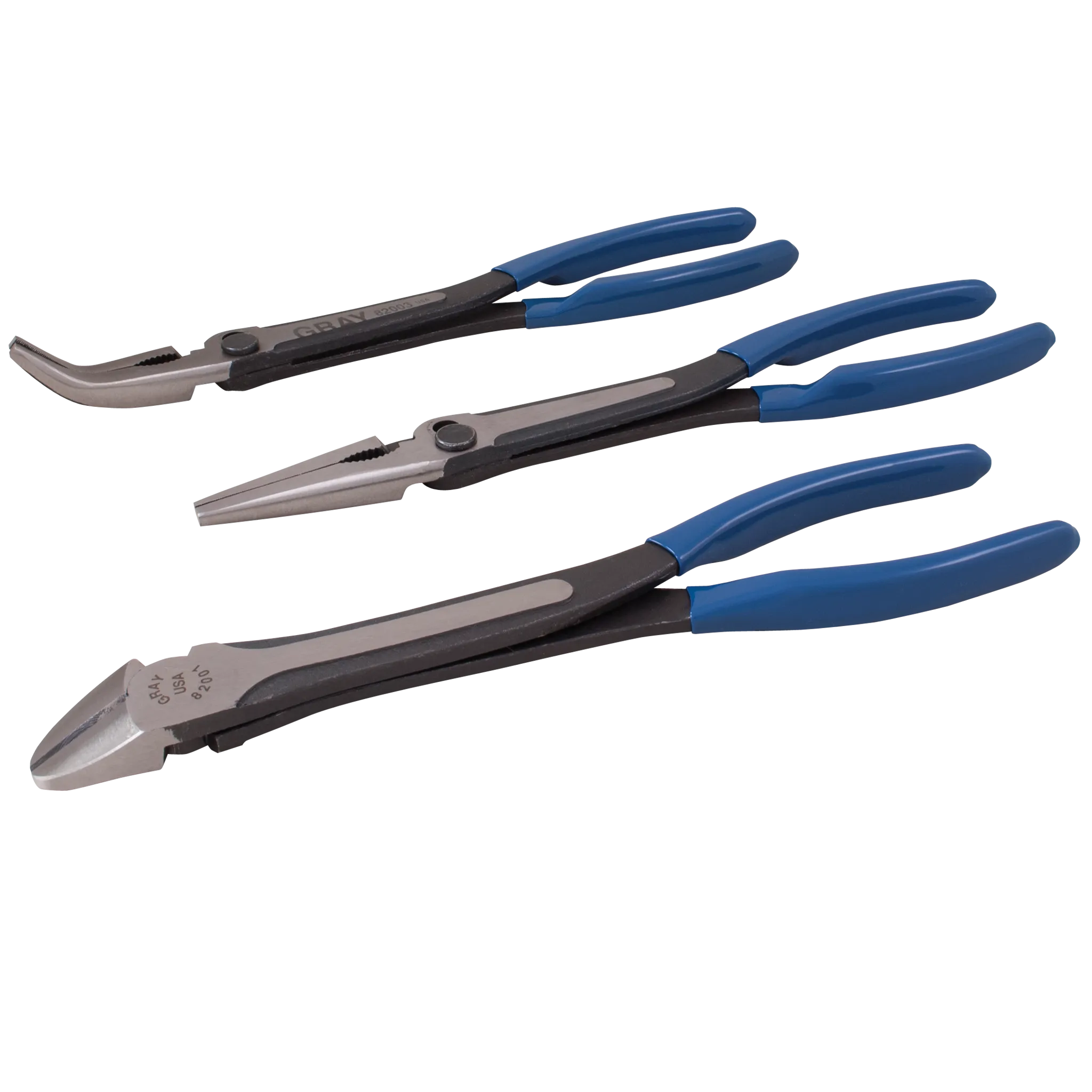 3 Piece Long Reach Heavy Duty Pliers