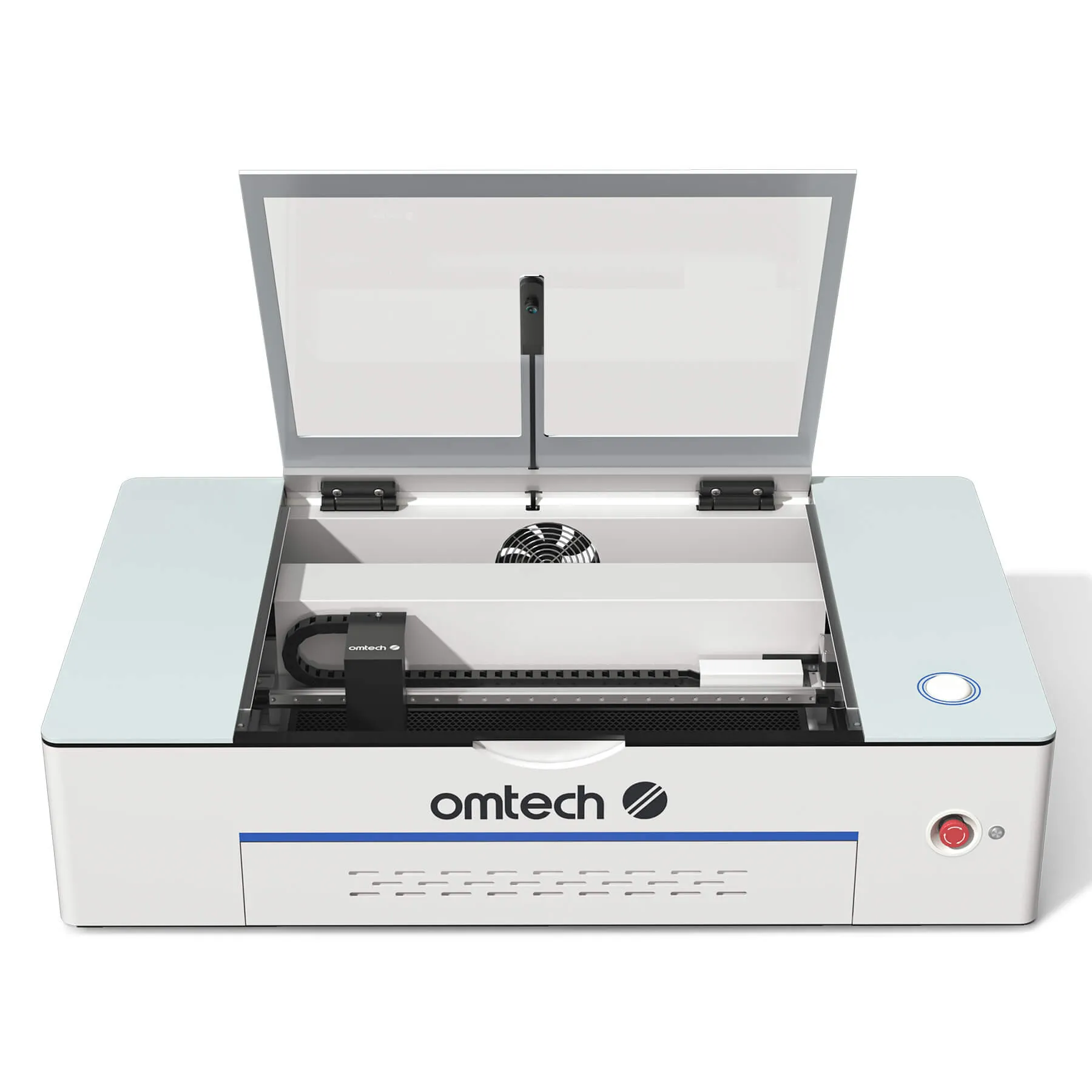 50W CO2 Polar Desktop Laser Engraving Machine with 510x300 mm Engraving Area | OMTech Polar
