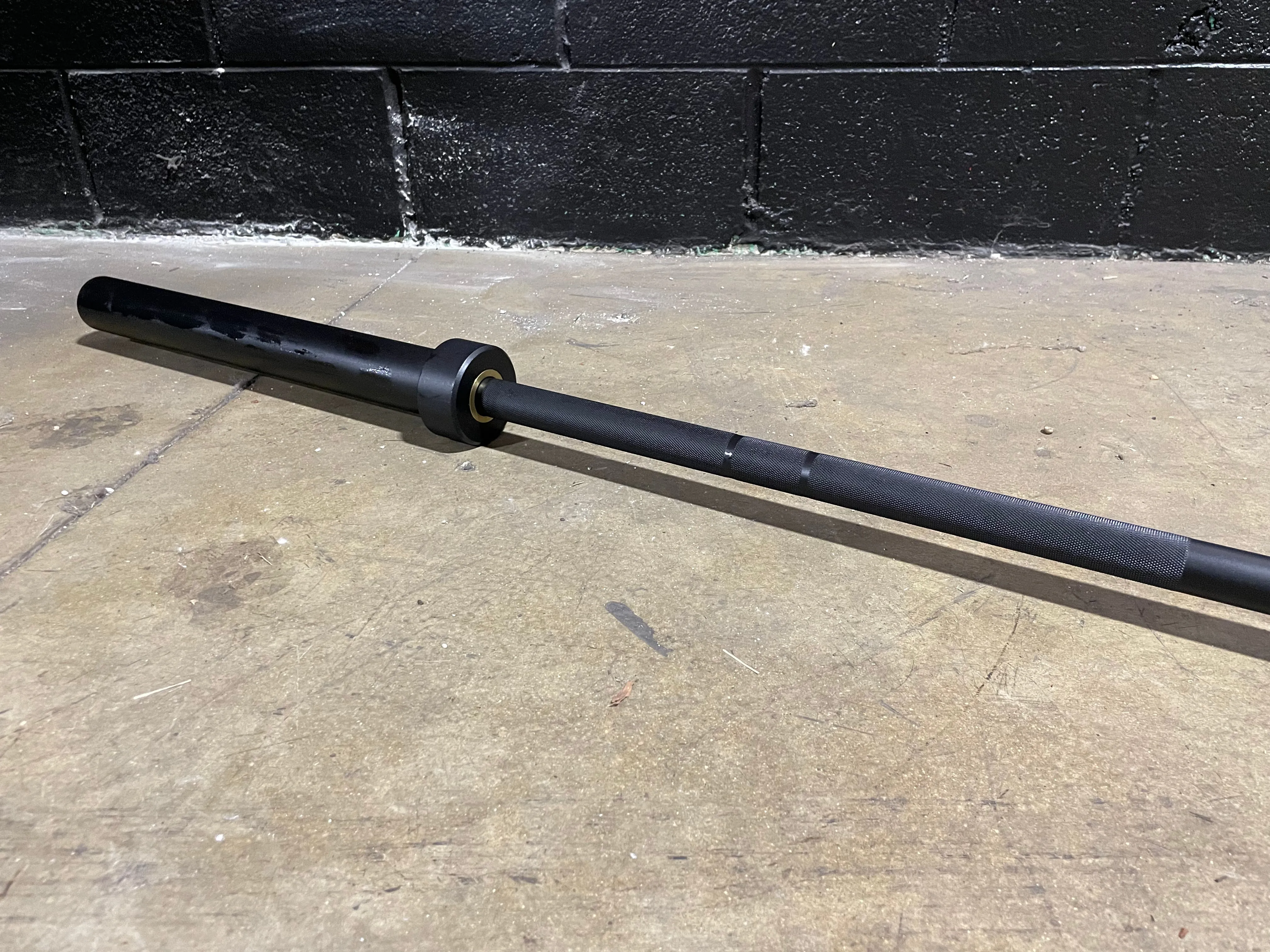 7' Olympic Training Bar - Solid Black