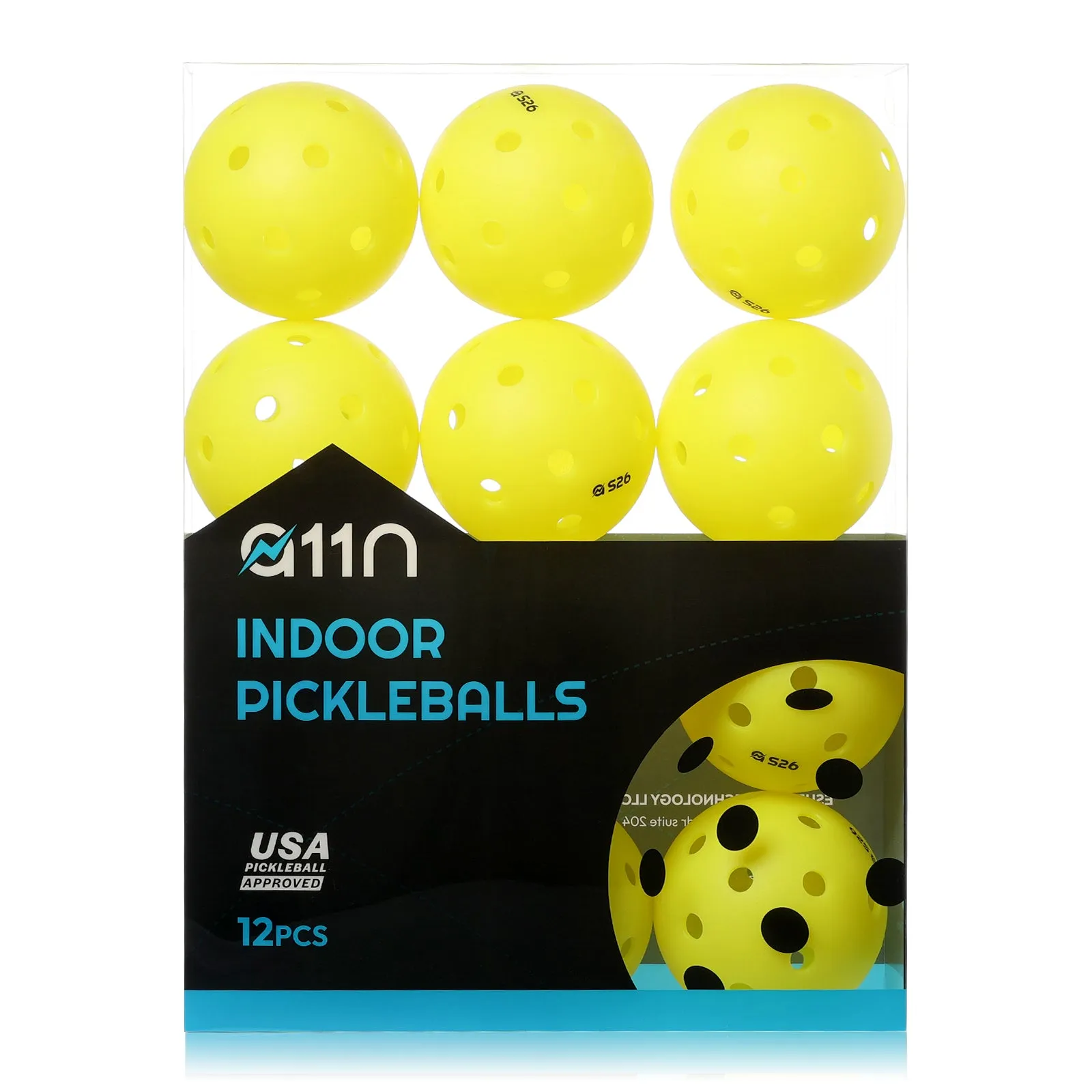 A11N S26 Indoor Pickleballs- USA Pickleball Approved