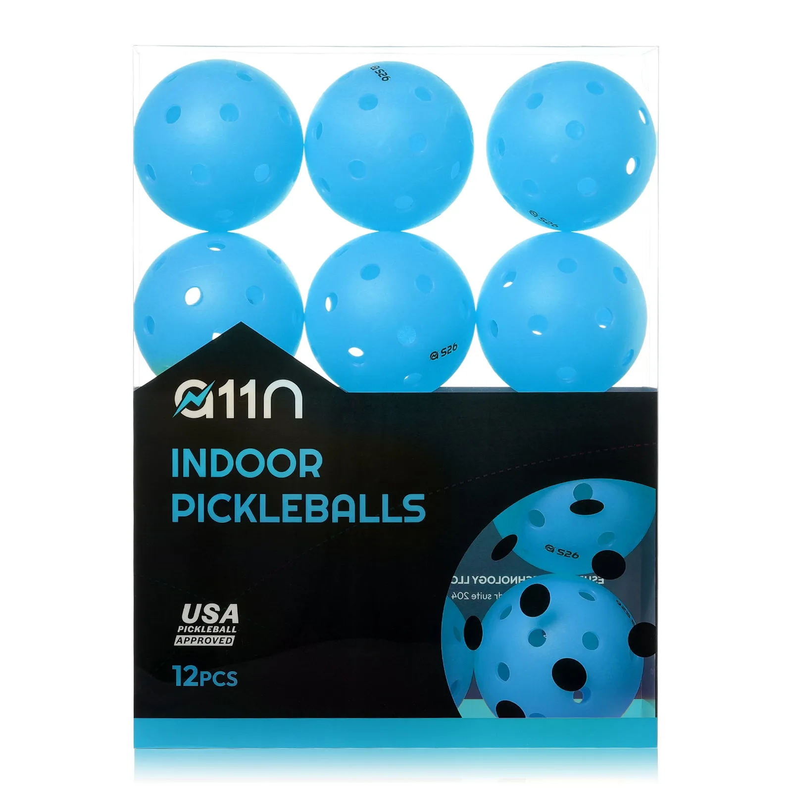 A11N S26 Indoor Pickleballs- USA Pickleball Approved