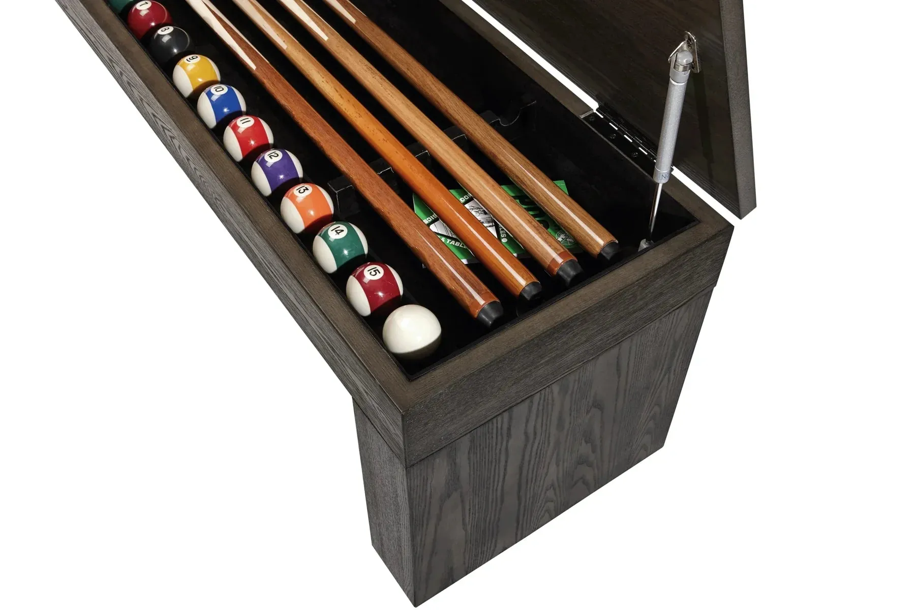 American Heritage Billiards Halifax 8' Slate Pool Table In Charcoal