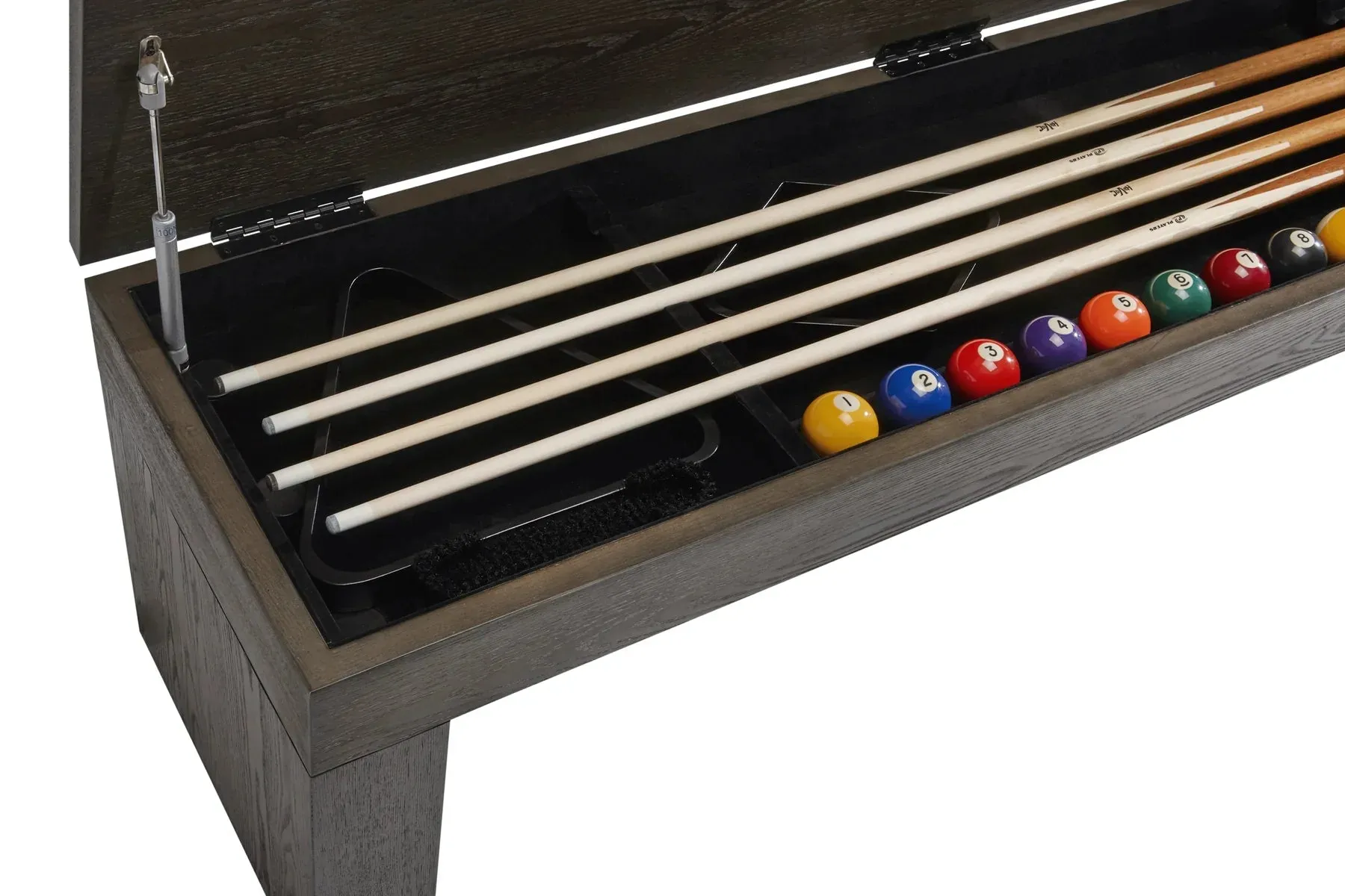 American Heritage Billiards Halifax 8' Slate Pool Table In Charcoal