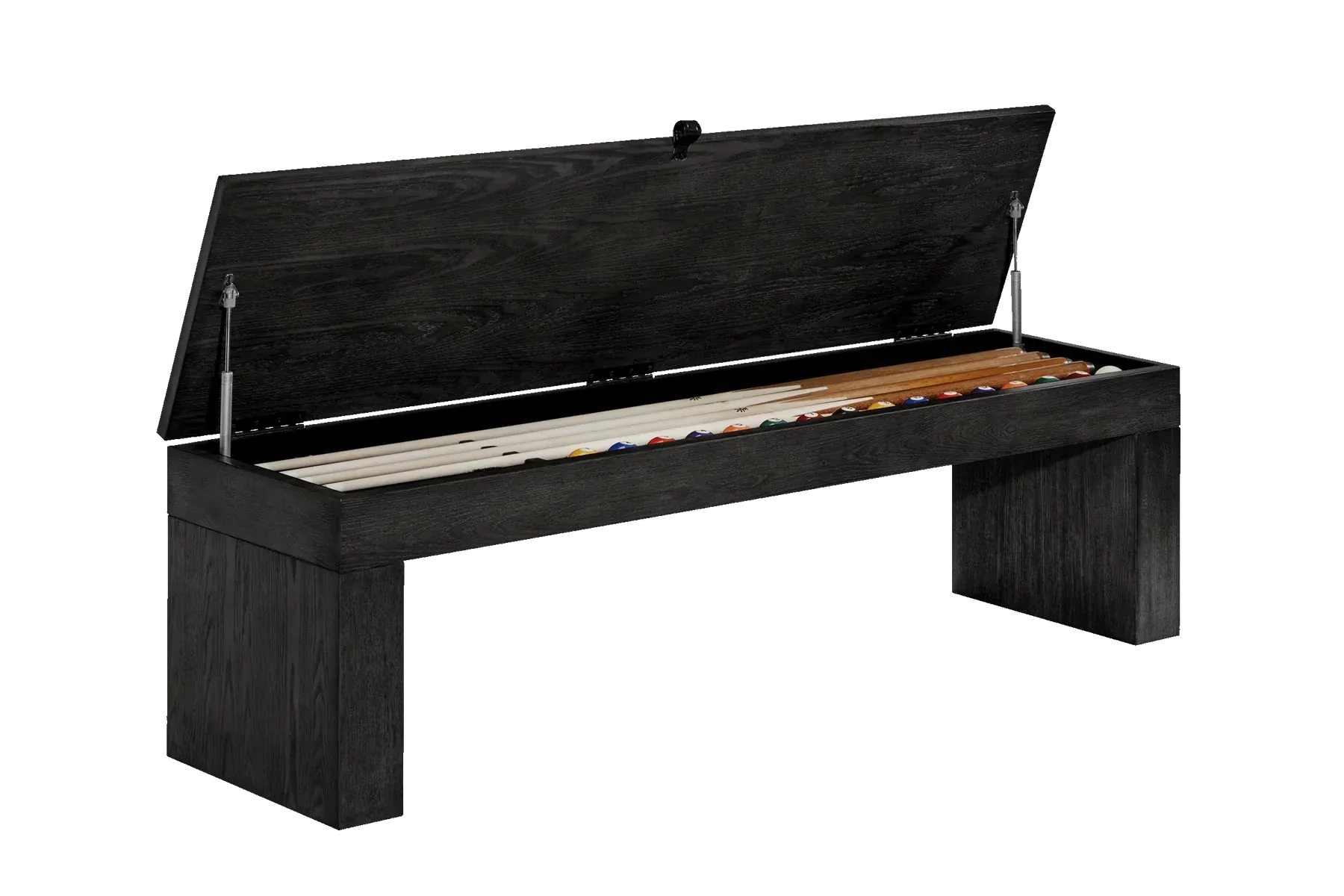 American Heritage Billiards Vancouver 8' Slate Pool Table In Black Ash