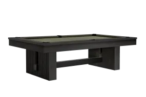 American Heritage Billiards Vancouver 8' Slate Pool Table In Black Ash