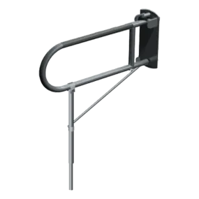 ASI 3420-P Swing-Up Grab Bar With Support Leg Peened