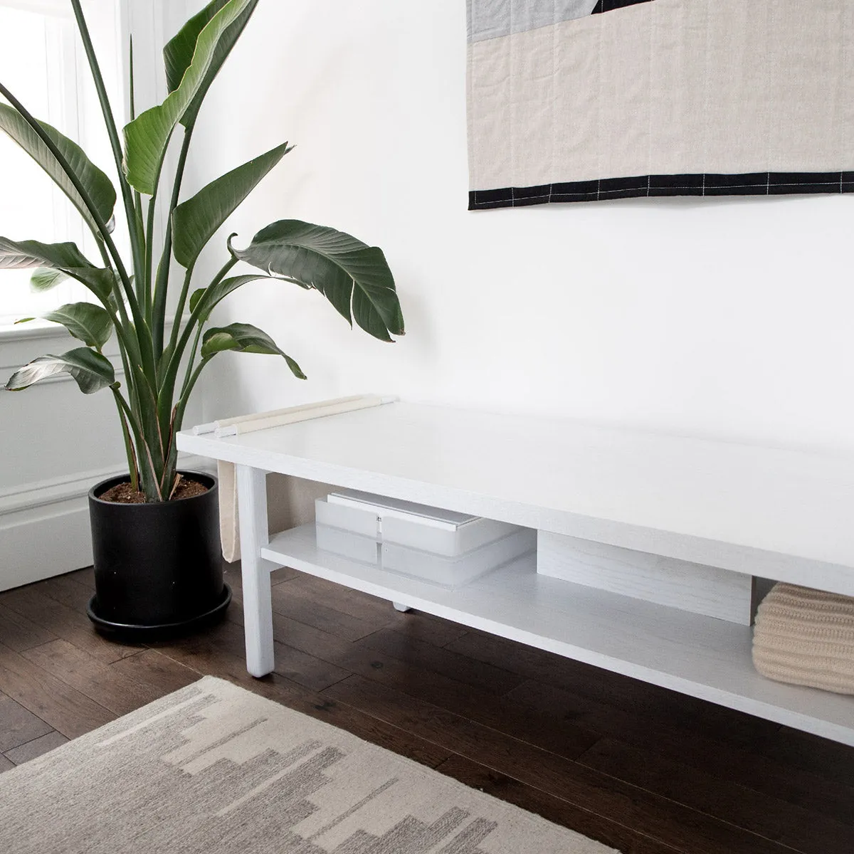 Bench - Whitewash Oak