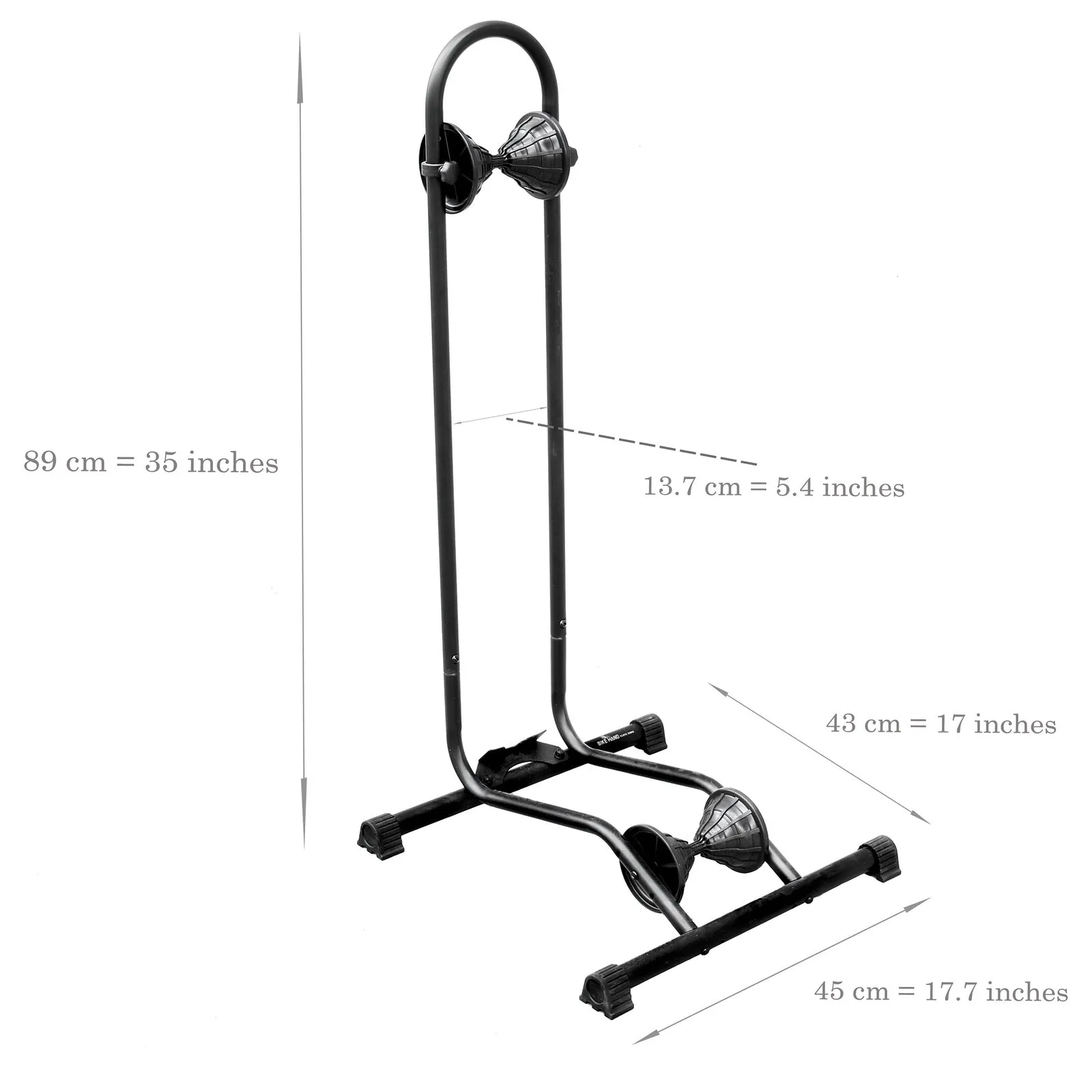 BikeHand Bike Floor Stand Parking Rack Stand - for 24"-29" Mountain MTB & Road Bikes Bicycles Indoor Outdoor Garage Storage - Fat Bike for 3 Bikes