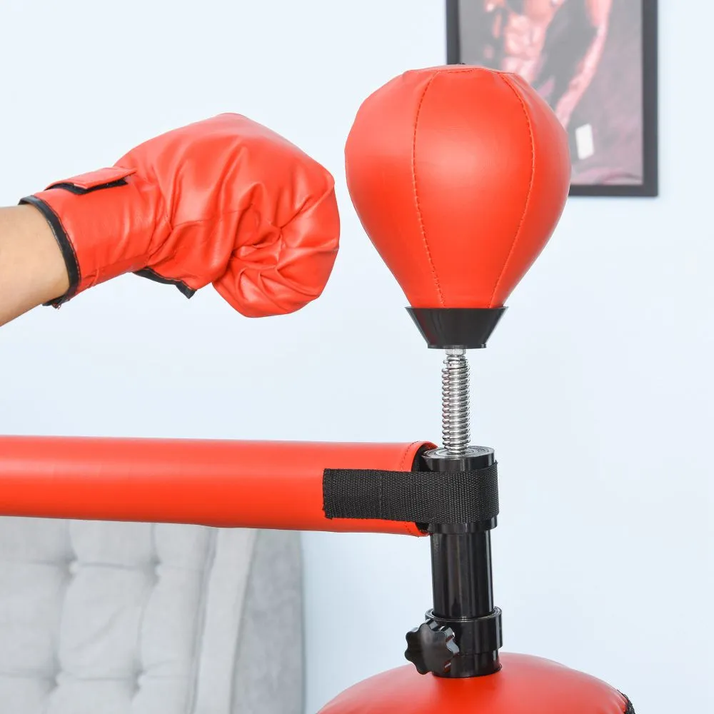 Boxing Punch Bag Stand Rotating Flexible Arm Speed Ball Waterable Base