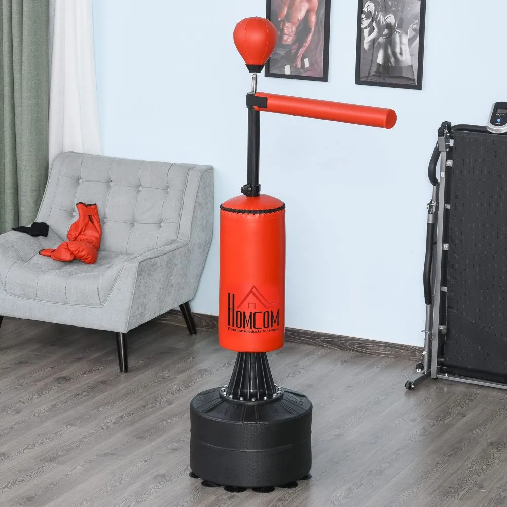 Boxing Punch Bag Stand Rotating Flexible Arm Speed Ball Waterable Base