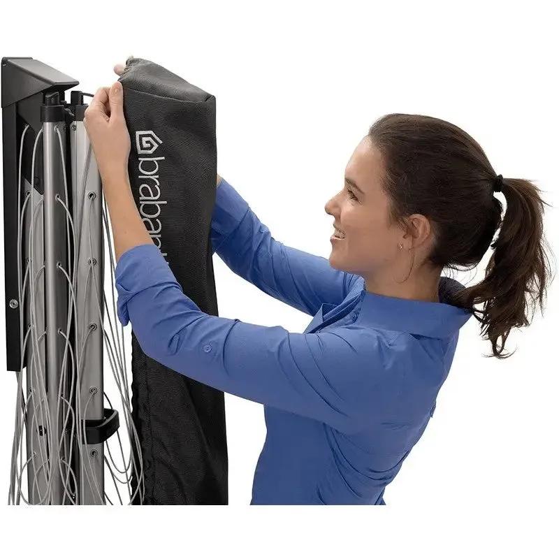 Brabantia Protective Cover For Wallfix Washing Line 15X14X103cm - Black