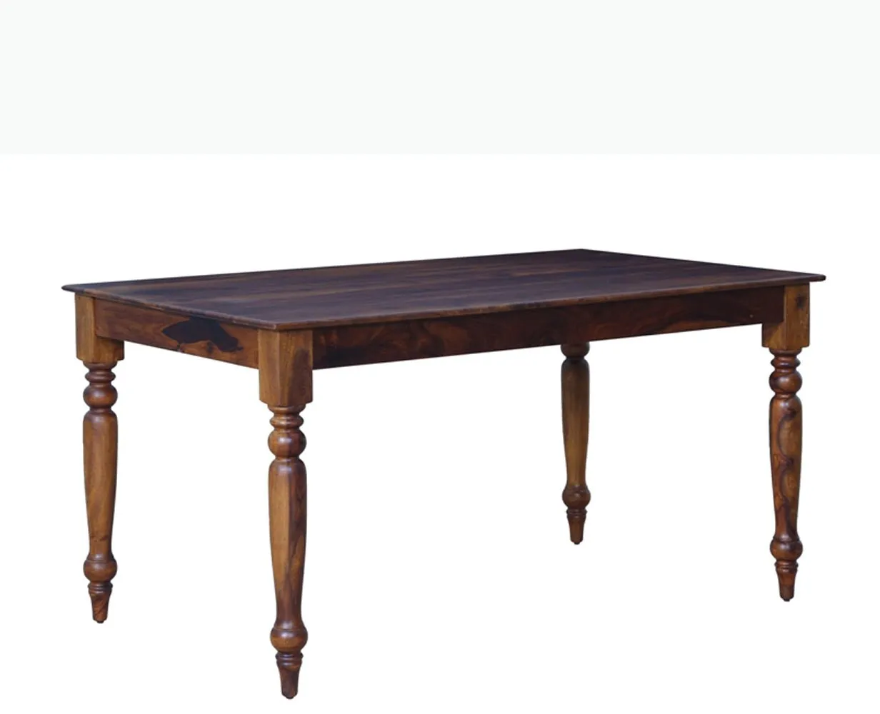Calgary Solid Wood Six Seater Dining Set With Bench