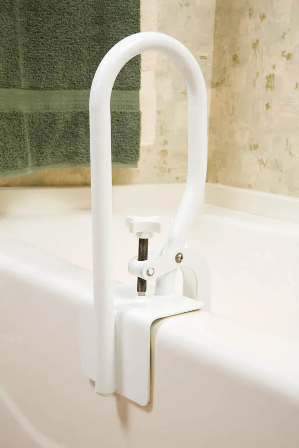 Carex White Bathtub Rail