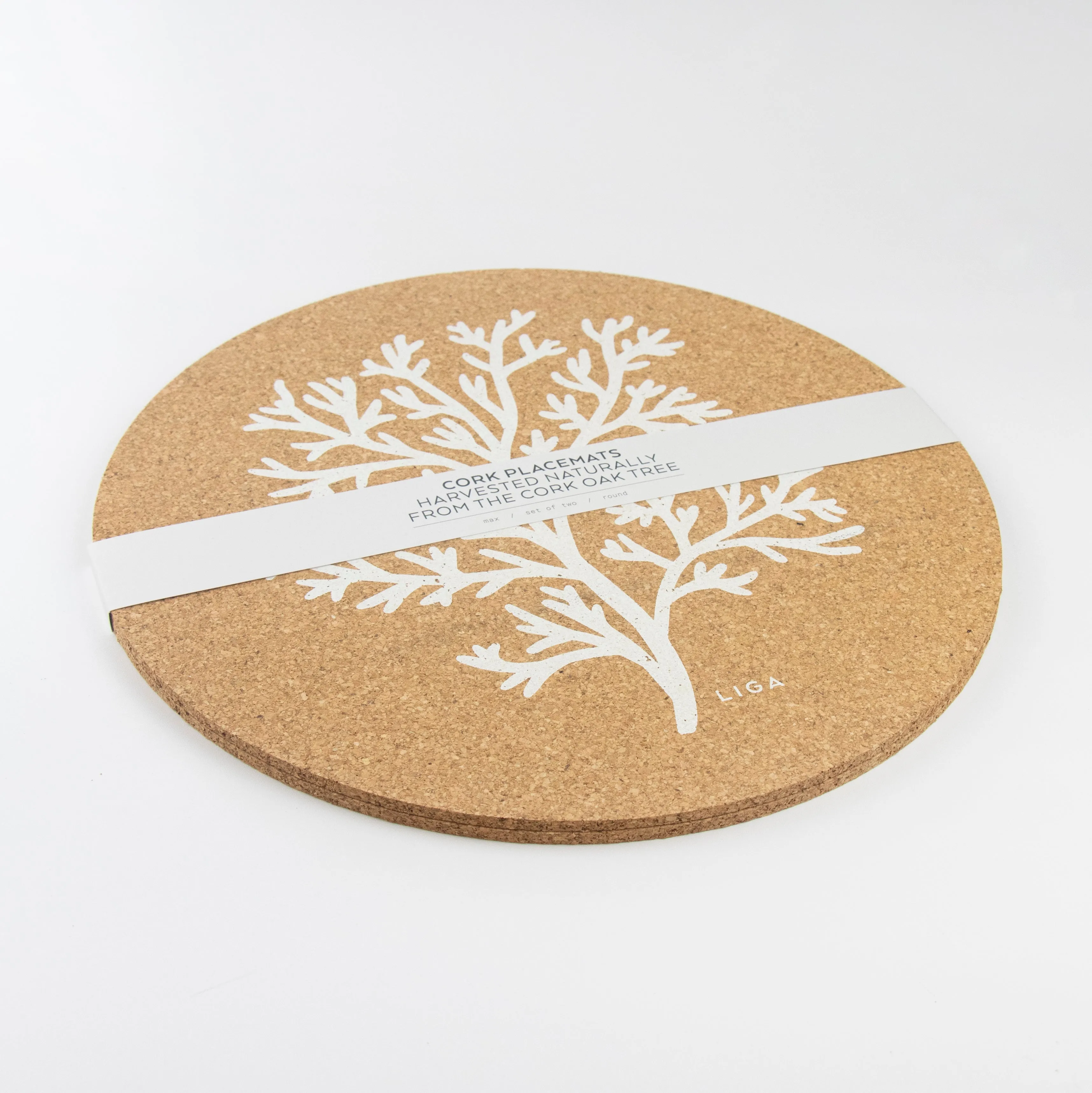 Cork Max Placemats - Coral
