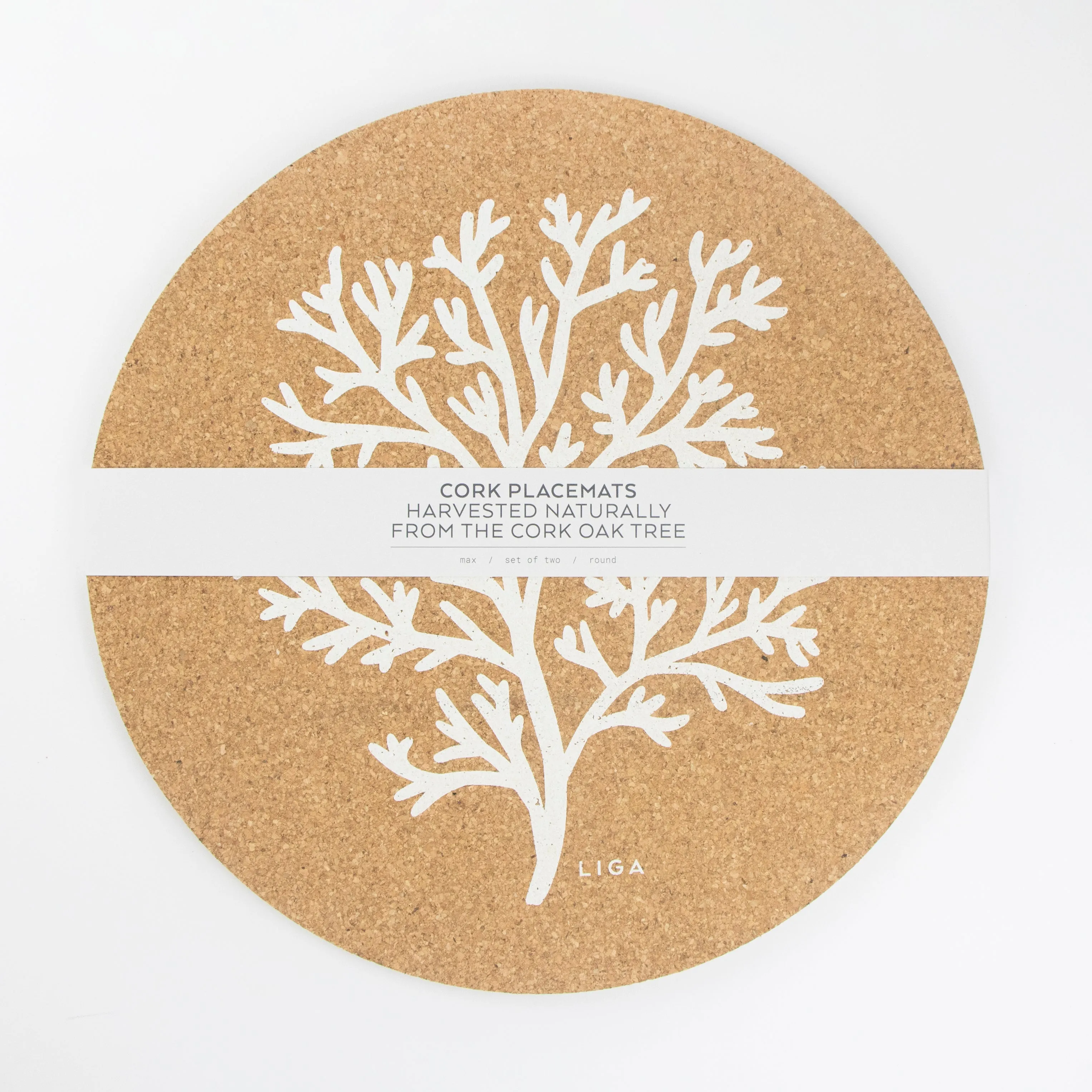 Cork Max Placemats - Coral