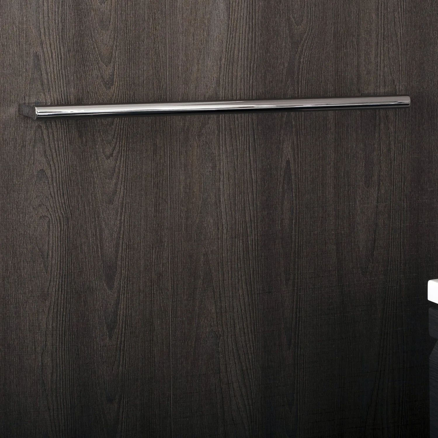 COSMIC Project Single Towel Bar, Wall Mount, Brass Body, Chrome Finish, 23-5/8 x 7/8 x 3-1/8 Inches (2510165)