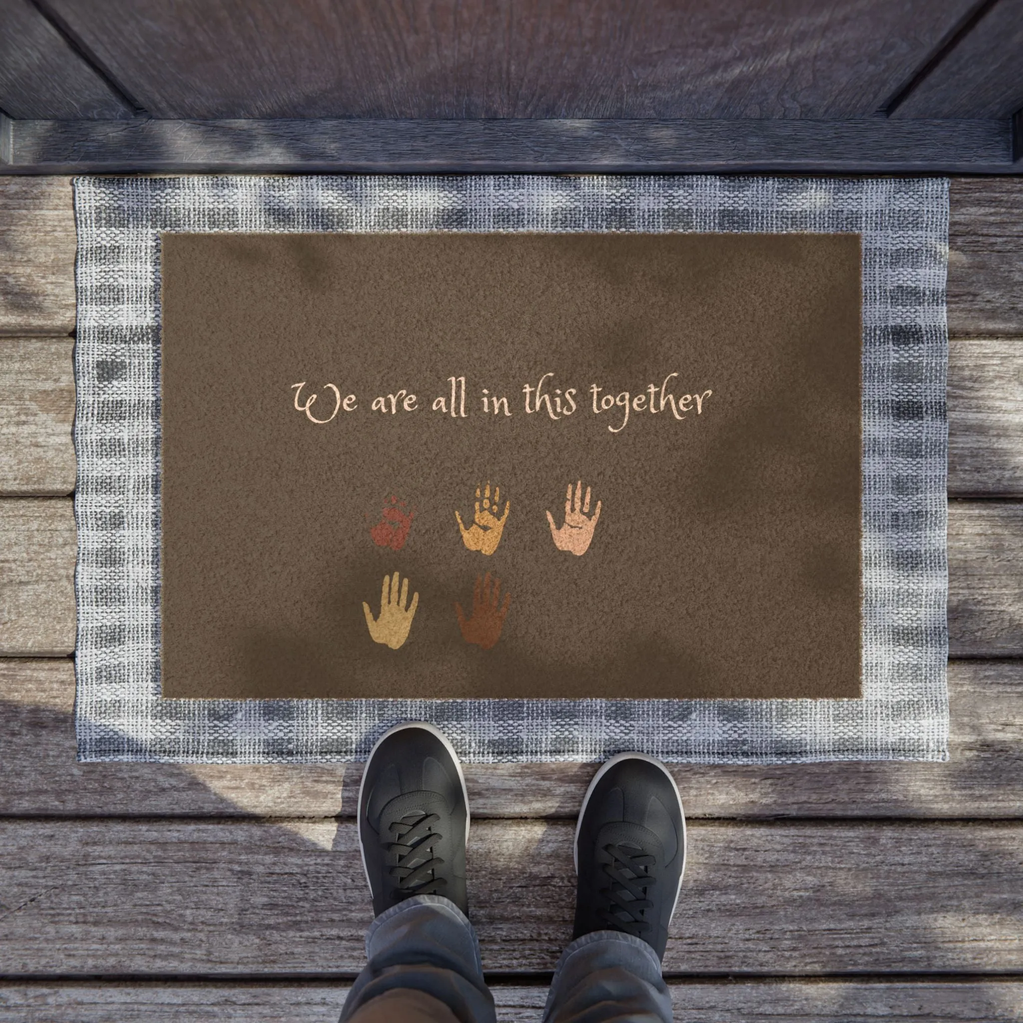 Doormat to remind us