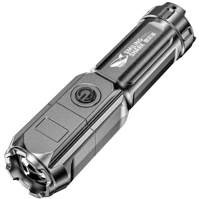 Flashlight - Strong Light Rechargeable Zoom Giant Bright Xenon Special Forces  Portable Led Luminous)