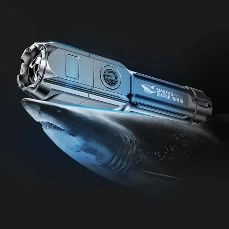 Flashlight - Strong Light Rechargeable Zoom Giant Bright Xenon Special Forces  Portable Led Luminous)