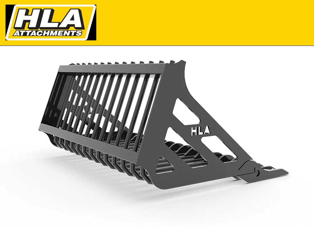 HLA Rock Bucket / Stone fork for compact machines