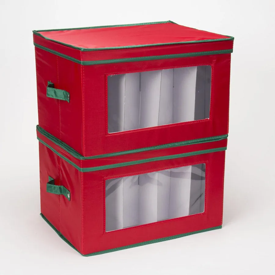 Holiday Stemware Storage Chest
