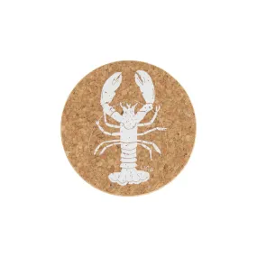 Liga Lobster Cork Coaster 10cm