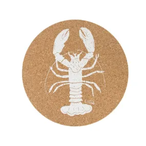 Liga Lobster Cork Placemat 25cm