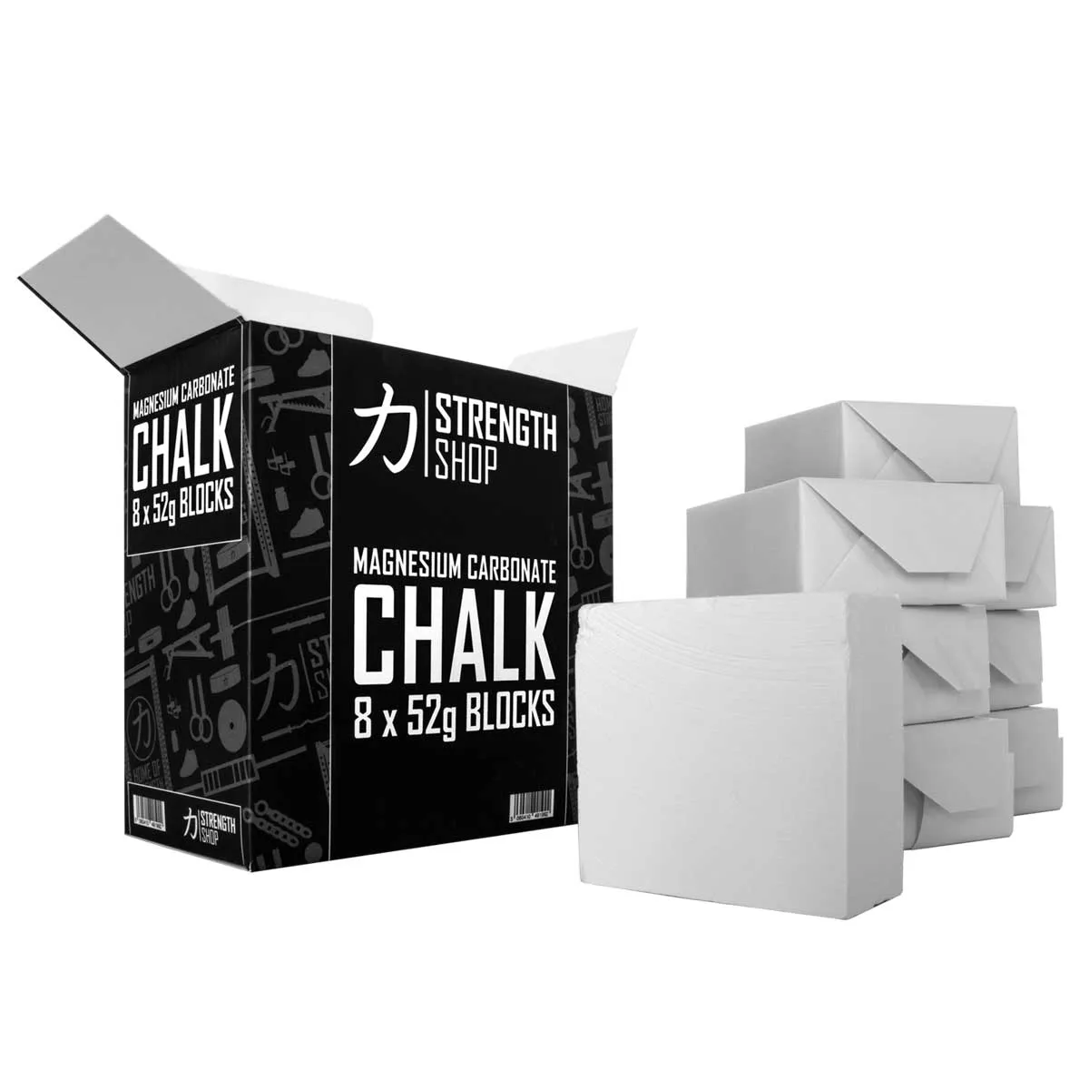 Magnesium Carbonate Chalk - Case of 8 Blocks
