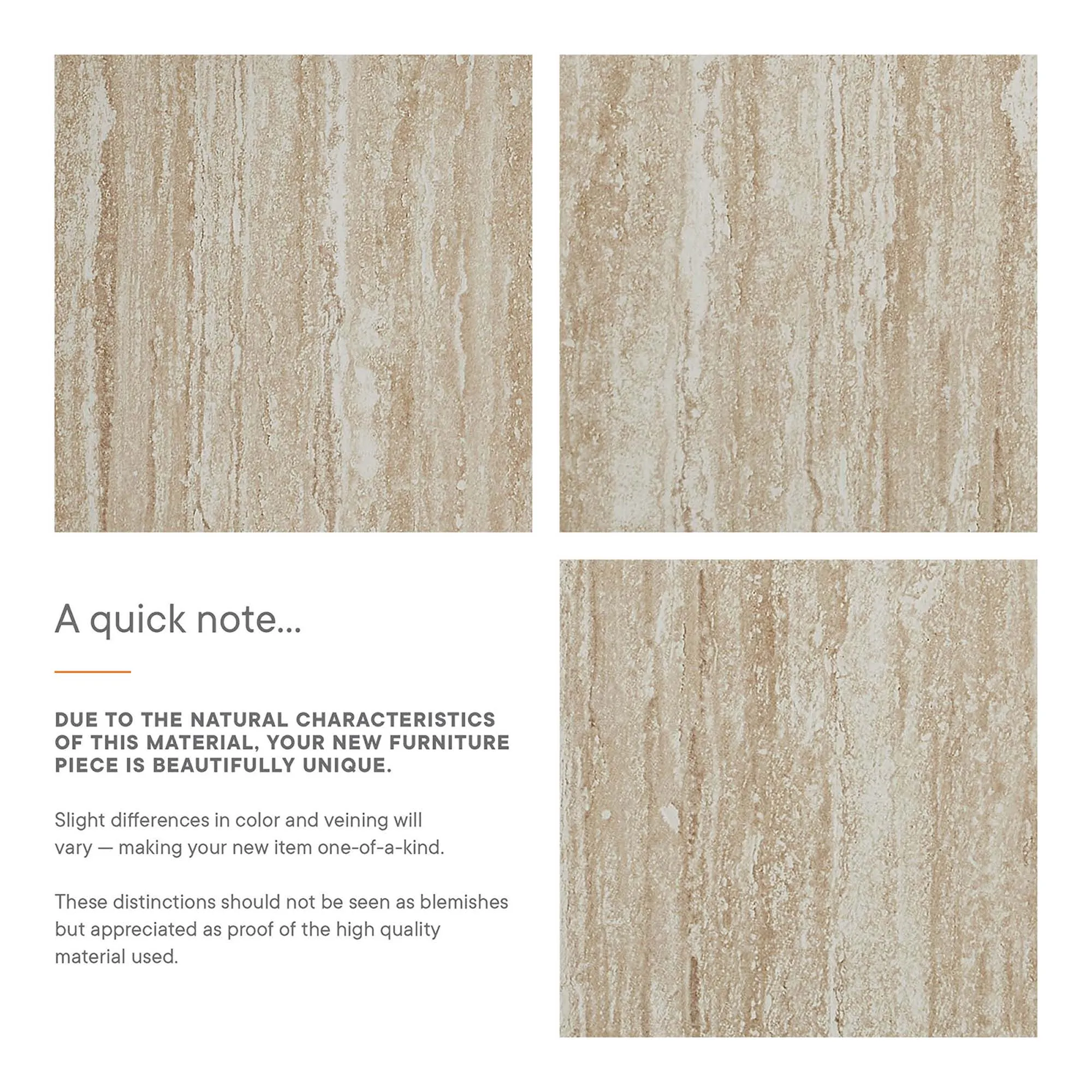 Mirella 62" Faux Travertine Long Bench by Modway