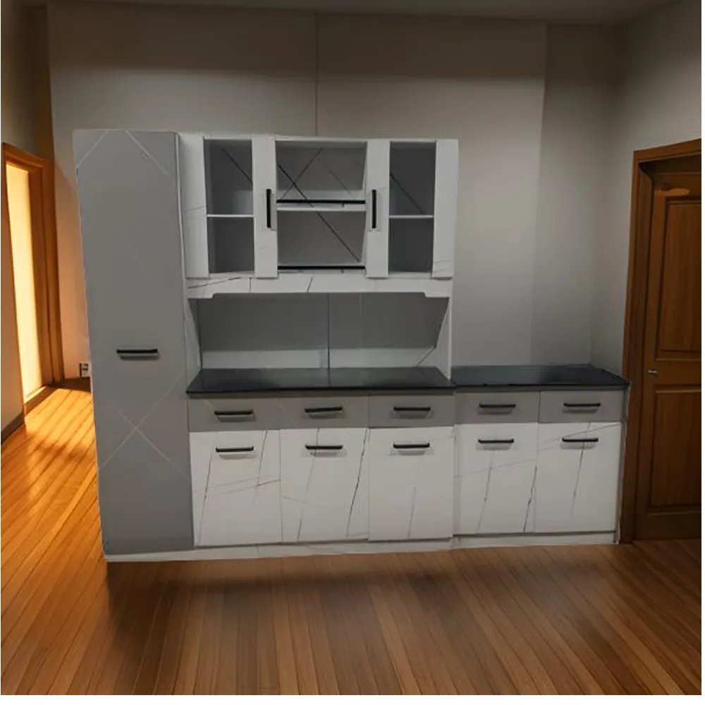 Multi-Drawers Sturdy Wooden Kitchen Cabinet