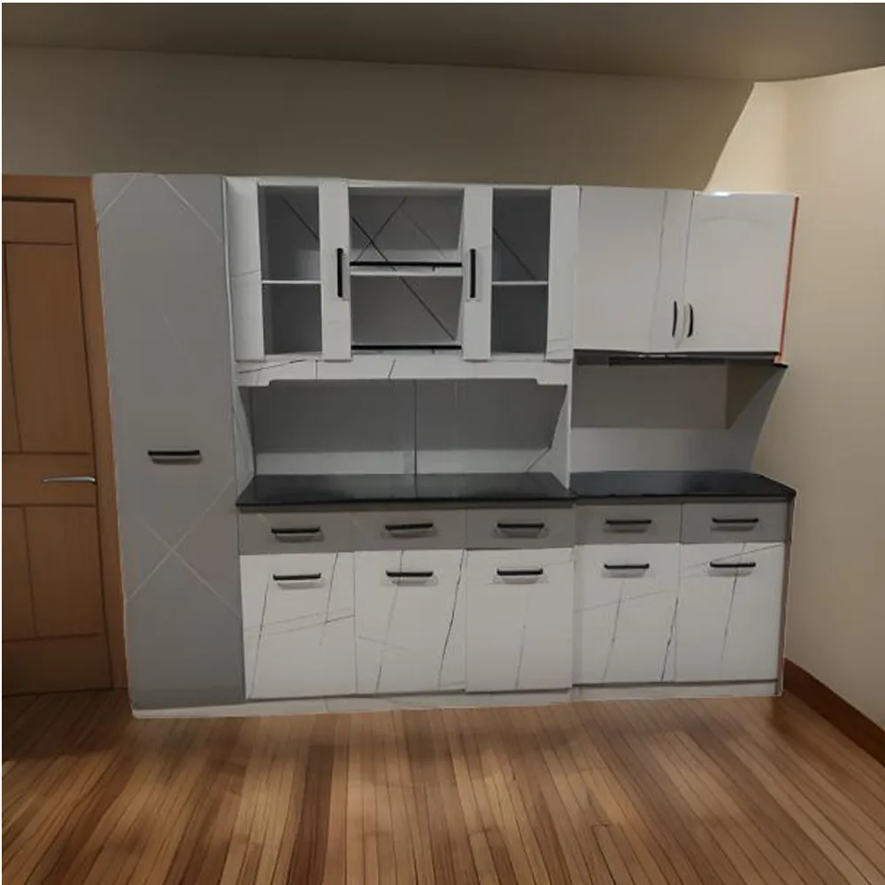 Multi-Drawers Sturdy Wooden Kitchen Cabinet