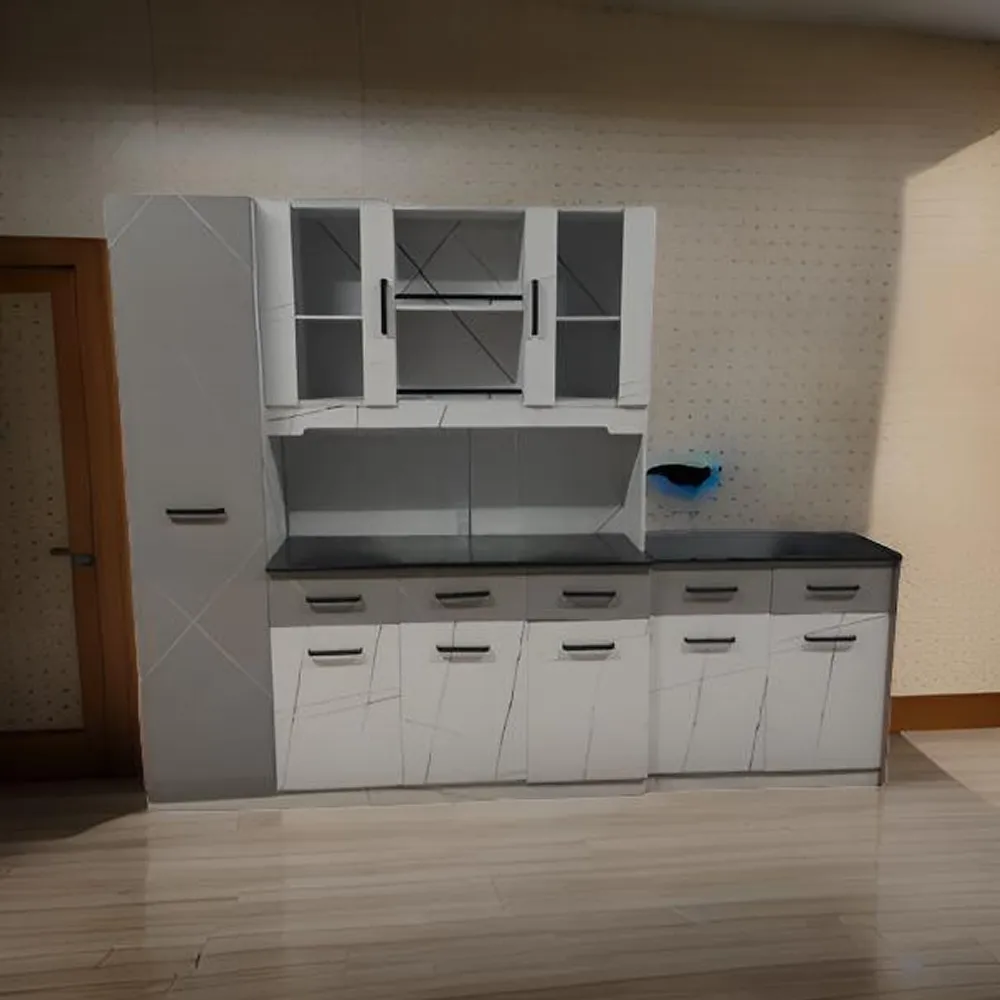 Multi-Drawers Sturdy Wooden Kitchen Cabinet