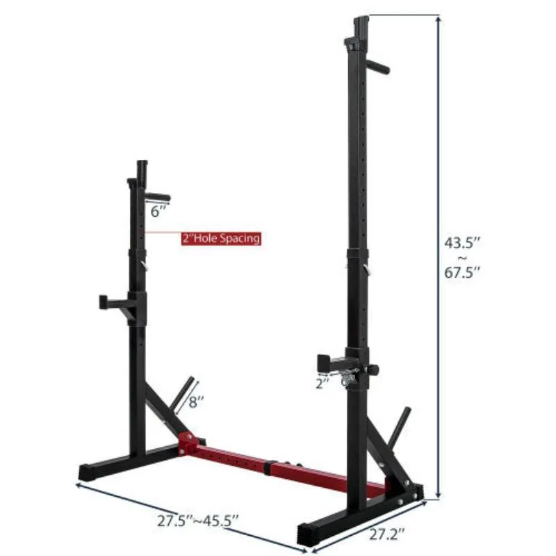 Multi-Function Dipping Station Squat Stand
