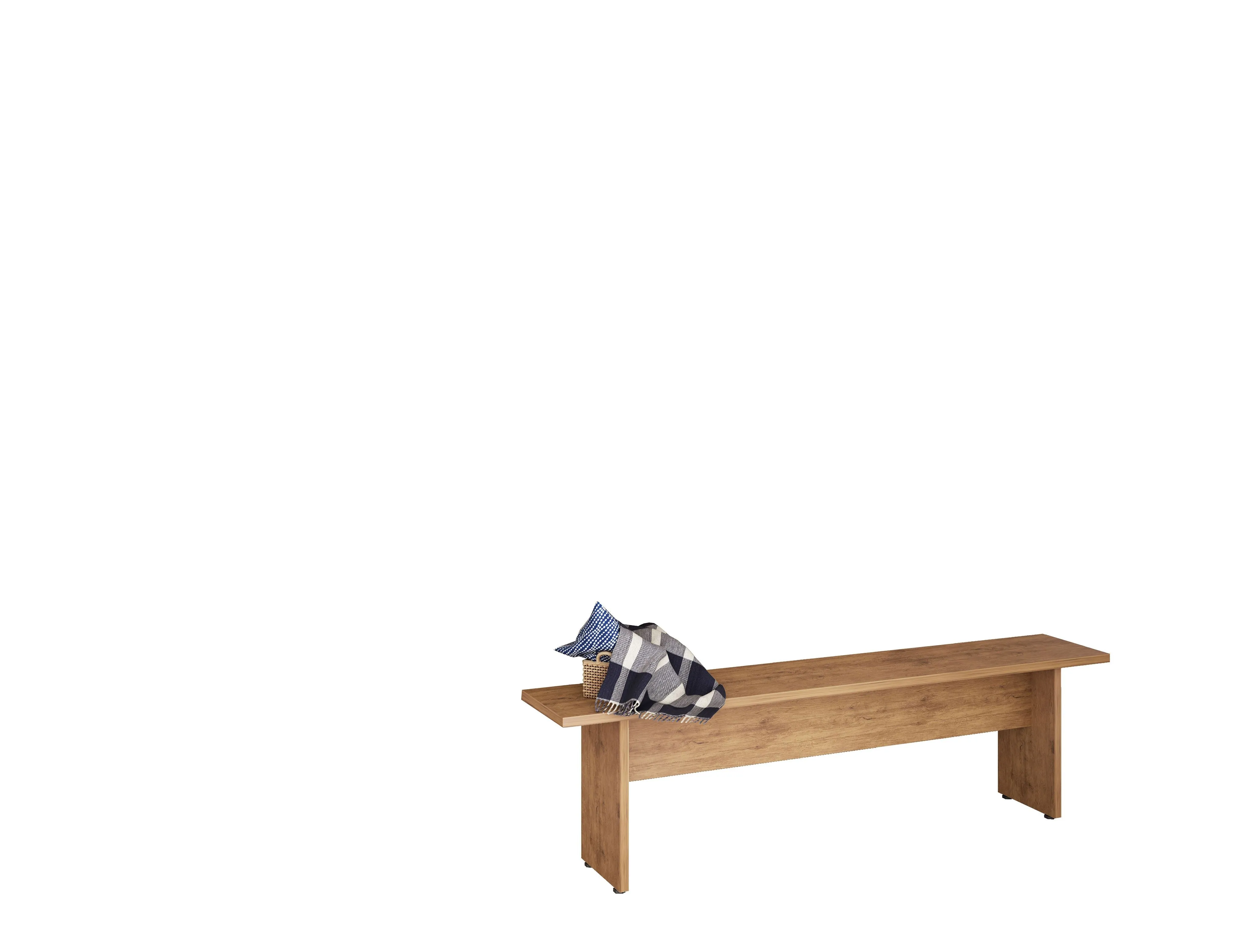 NoMad 67.91 Rustic Country Dining Bench in Nature