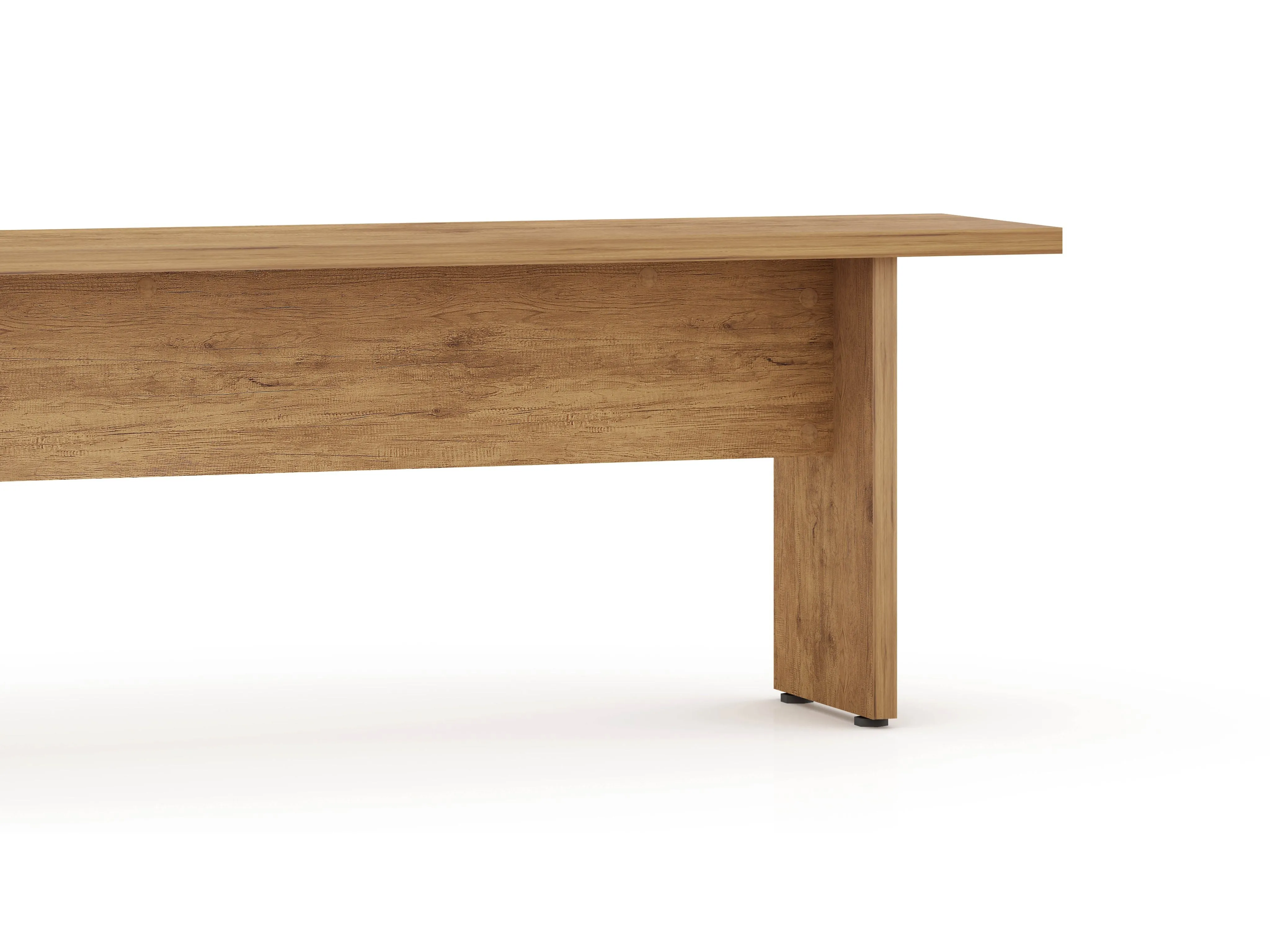 NoMad 67.91 Rustic Country Dining Bench in Nature