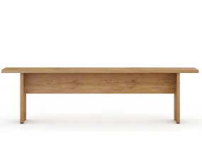 NoMad 67.91 Rustic Country Dining Bench in Nature