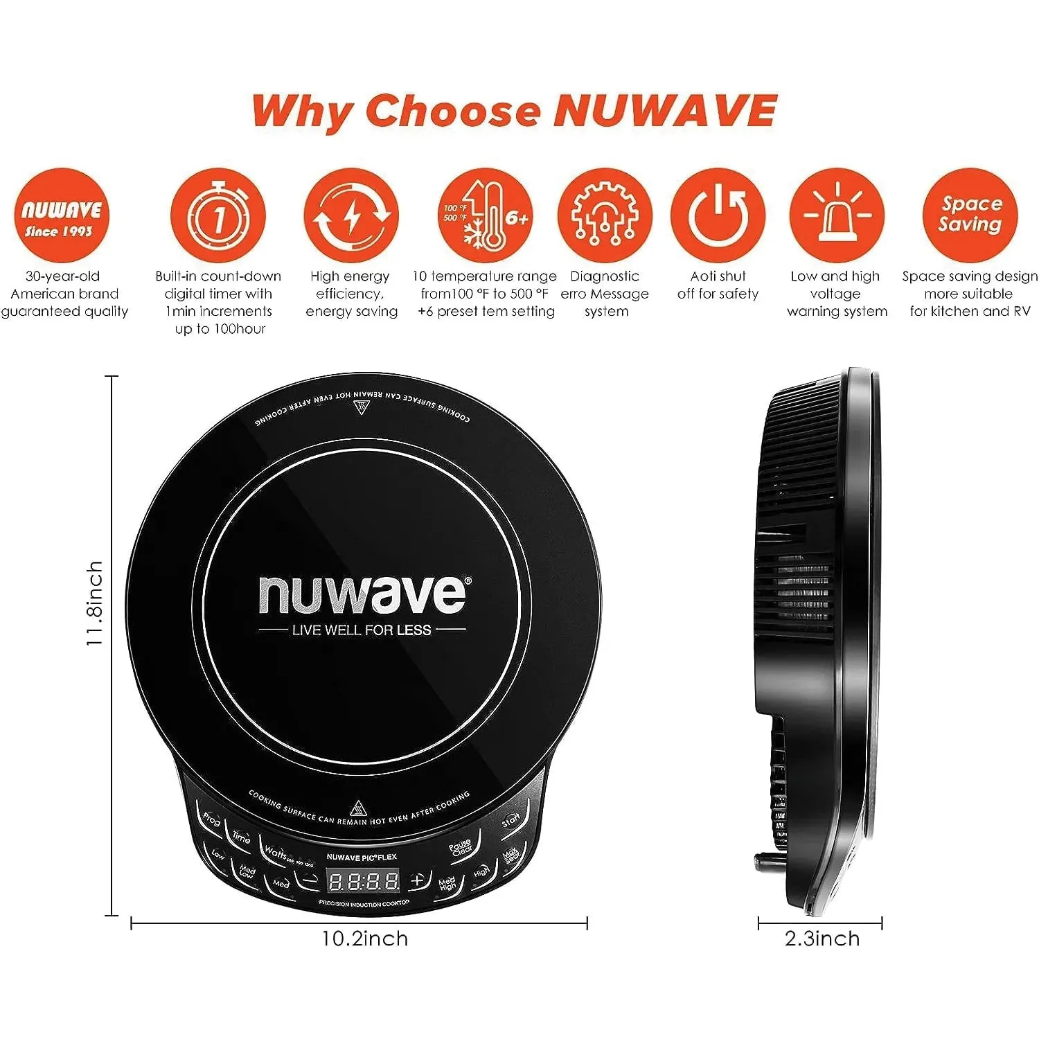 Nuwave PIC Flex Induction Cooktop
