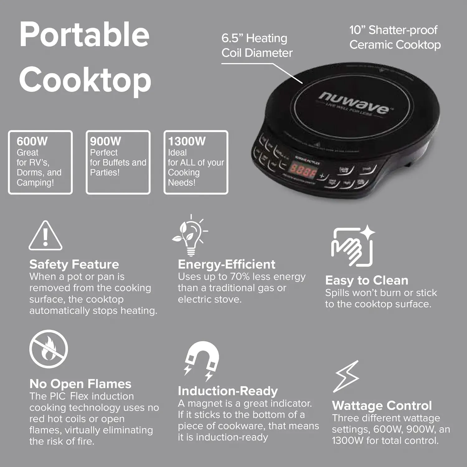 Nuwave PIC Flex Induction Cooktop