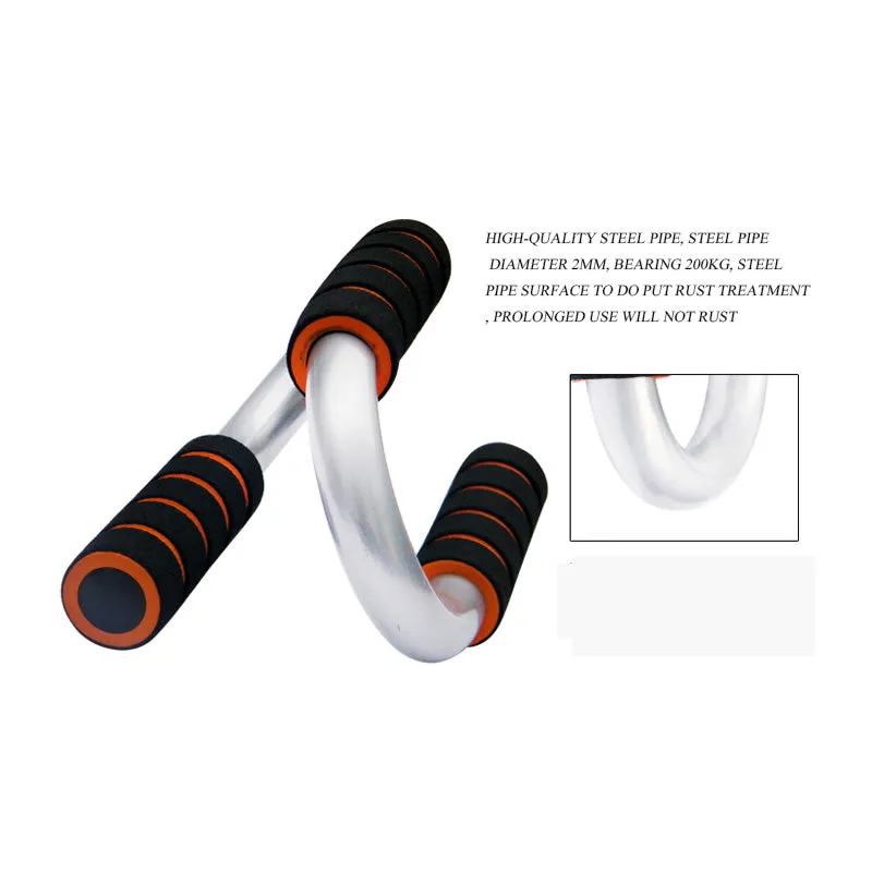 Pair Of S-Shaped Push Up Stand Tj-9 Orange