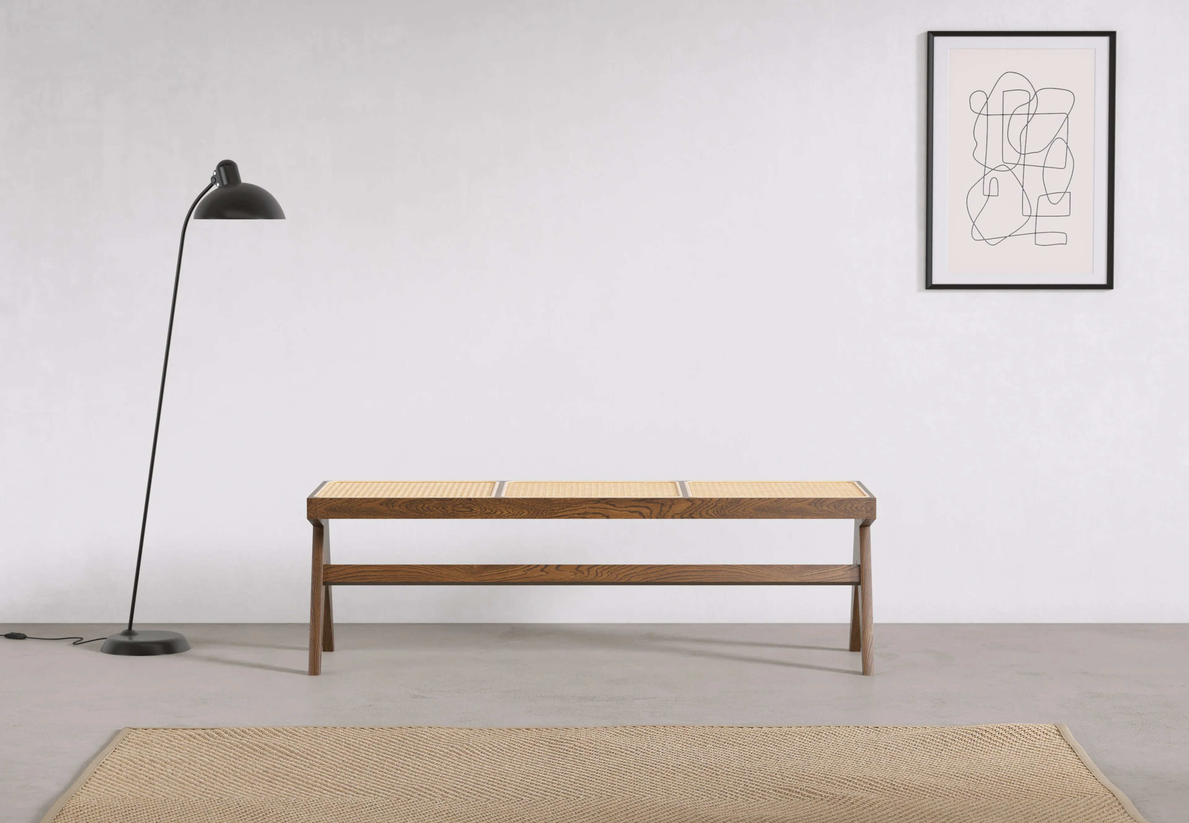 Pierre Jeanneret - Pierre Jeanneret Bench, Walnut