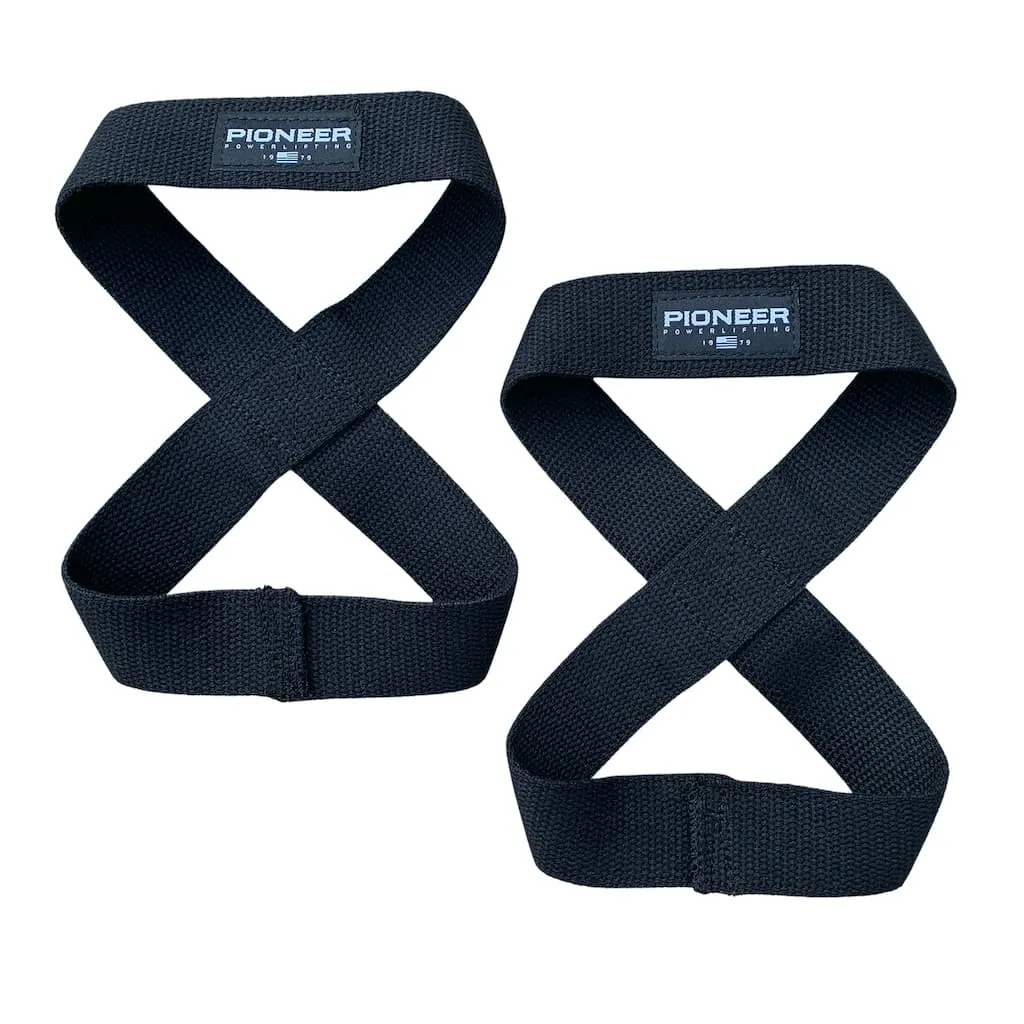 Pioneer Fitness Cotton Figure 8 Lifting Straps