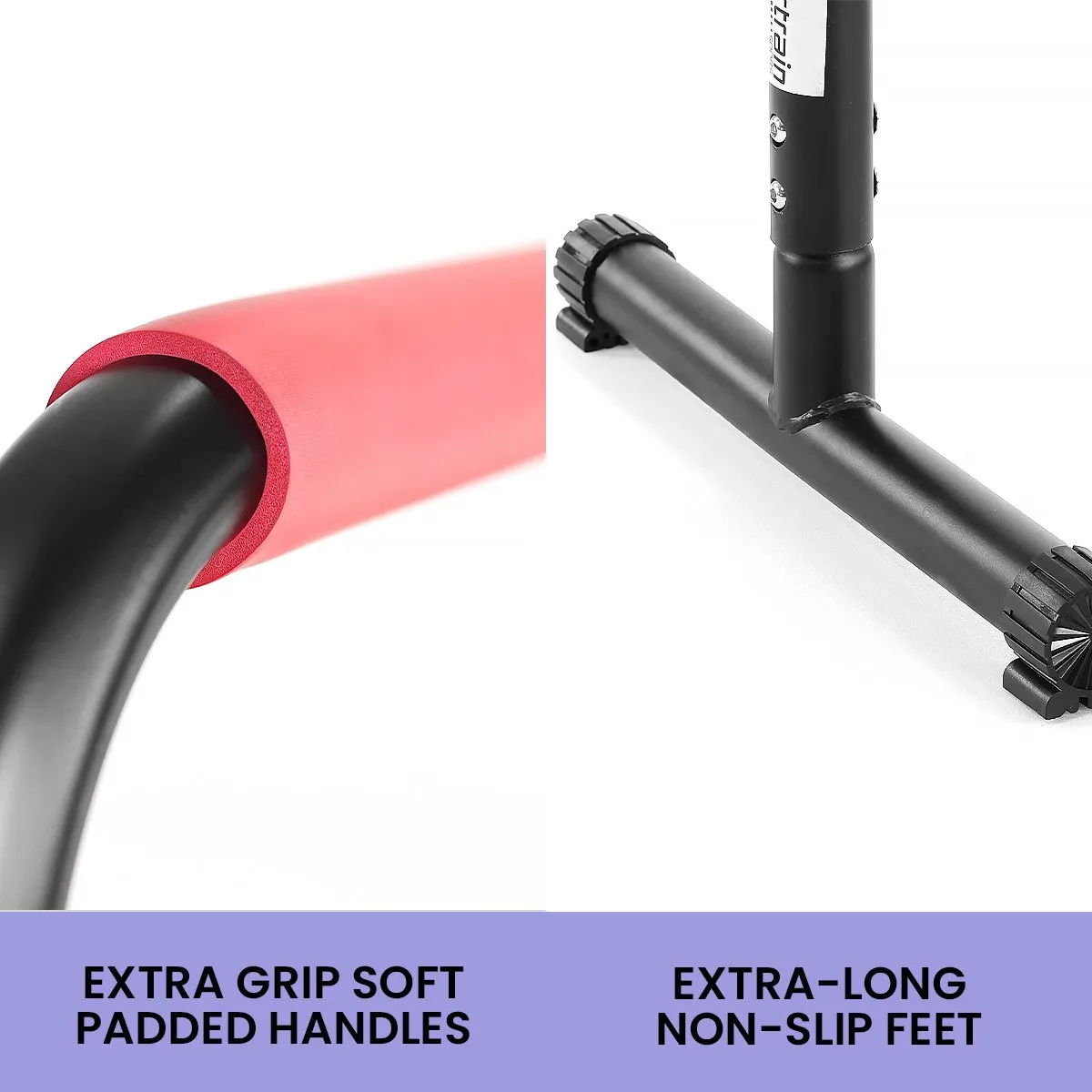 Powertrain Pair Dip Bar Parallette Stand Workout Station
