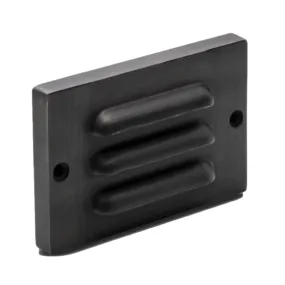 Pro-Trade - PT-SL1-BS-LED - SL1 Surface Mounted Step Light 4.5 in. Antique Brass Faceplate Integrated 2W 2700K LED