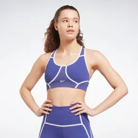 Reebok Apparel Women Lux Racer Colorblocked Padded Bra Bolprp