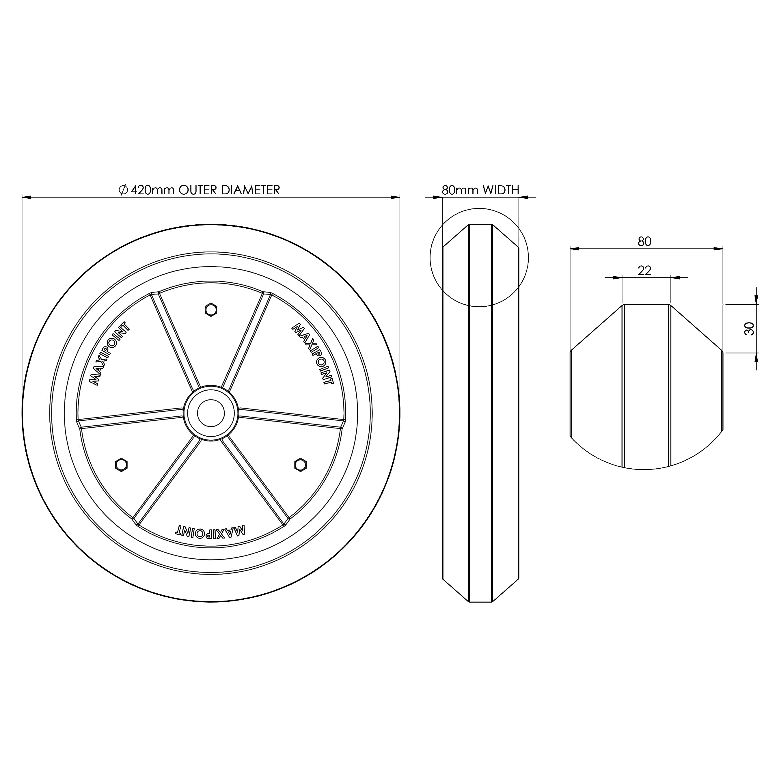 Single Press Wheel System - V Profile