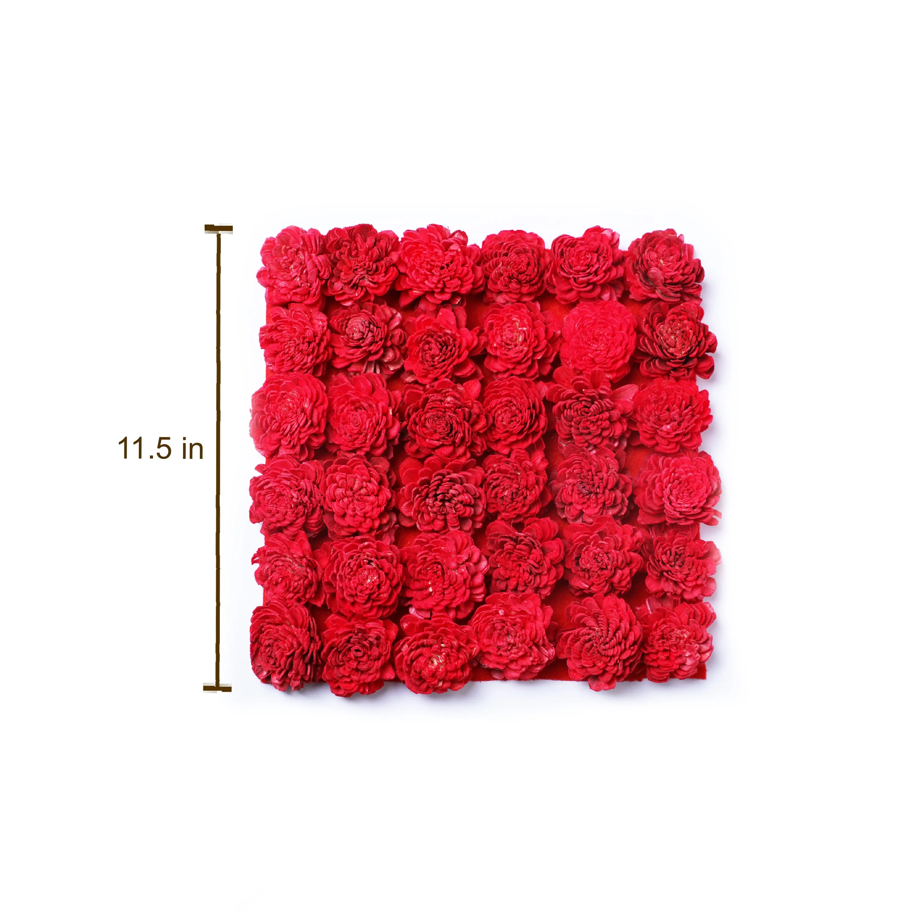 Square Floral Mat
