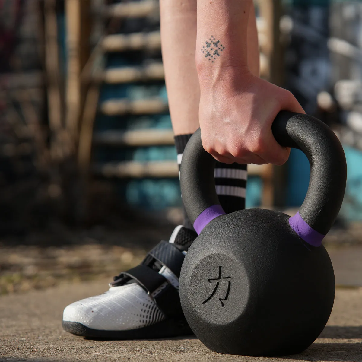 Strength Shop Cast Iron Kettlebells - Single Mould, Powder Coated, 4-64KG