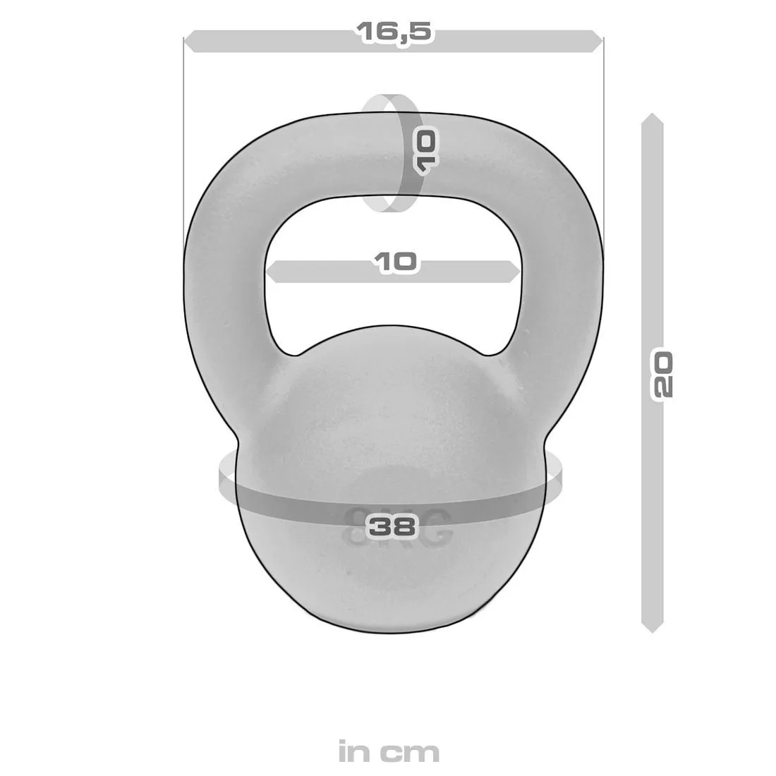 Strength Shop Cast Iron Kettlebells - Single Mould, Powder Coated, 4-64KG