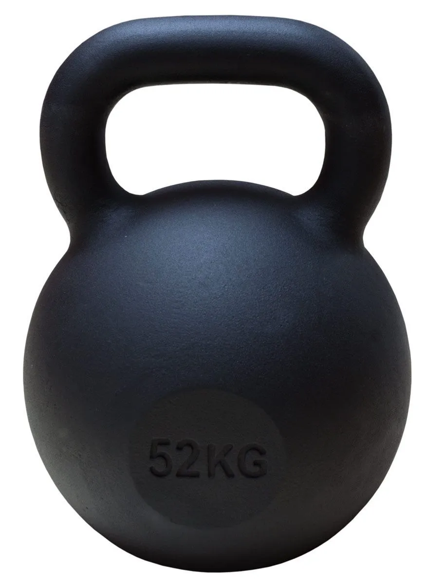 Strength Shop Cast Iron Kettlebells - Single Mould, Powder Coated, 4-64KG